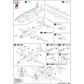 Big Model 1440001 Ilyushin IL-18 Lufthanza