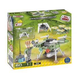 Cobi SMALL ARMY Dron bojowy STEALTH | 60 klocków |