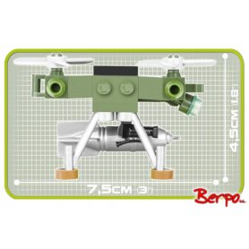 Cobi SMALL ARMY Dron bojowy STEALTH | 60 klocków |