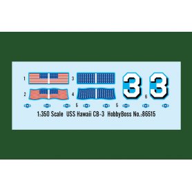 Hobby Boss 1:350 USS Hawaii CB-3
