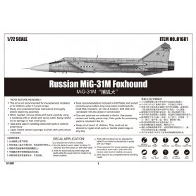 Trumpeter 1:72 MiG-31M Foxhound