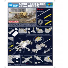 Trumpeter 1:35 128mm Pak.44 / KRUPP