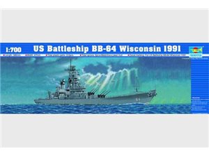 Trumpeter 05706 1/700 Wisconsin '91