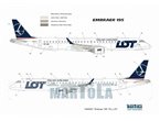 Martola 1:144 Decals for Embraer 195 PLL LOT 