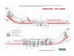 Martola 1:144 Decals for Boeing B737-800 / 1ST AIRLIFT BASE 