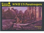 Caesar 1:72 US PARATROOPERS / WWII | 30 figurines | 