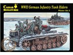 Caesar 1:72 GERMAN TANK RIDERS / WWII