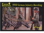 Caesar 1:72 GERMAN INFANTRY MARCHING / WWII | 36 figurek | 