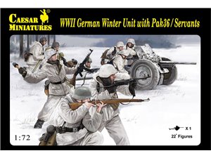 Caesar H 097 WWII German Winter Unit with Pak36