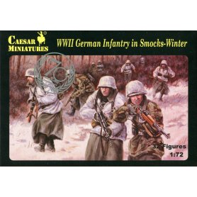 Caesar 1:72 GERMAN INFANTRY IN SMOCKS-WINTER / WWII