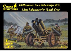 Caesar H 093 WWII German 21cm Nebelwerfer 42 & 8,8