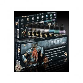 Scale 75 Zestaw farb Metal Alchemy Steel