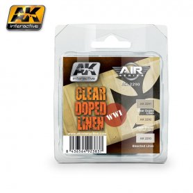 AK Interactive AK-22 Clear Doped Linen Set