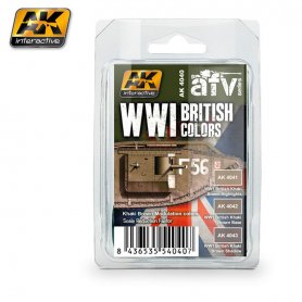 AK Interactive WWI British Colors Set