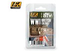 AK Interactive AK-4040 Set AFV SERIES / WWI BRITISH COLORS 