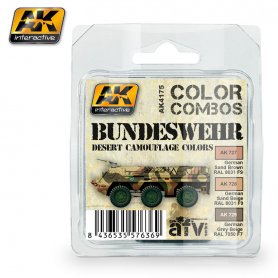AK Interactive Bundeswehr Desert Camouflage Colors Set