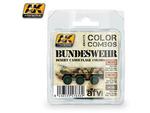 AK Interactive Bundeswehr Desert Camouflage Colors Set