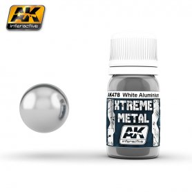 AK Interactive XTREME Metal White Aluminium