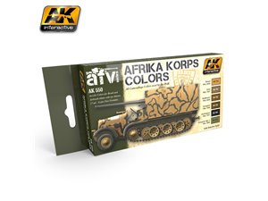 AK Interactive AFRIKA KORPS COLOR SET