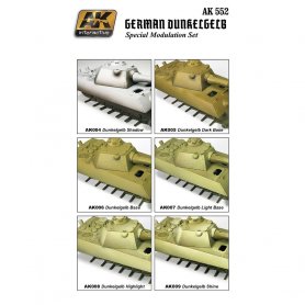 AK Interactive GERMAN DUNKELGELB MODULATION SET