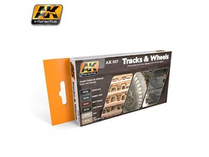 AK Interactive TRACK AND WHEELS SET