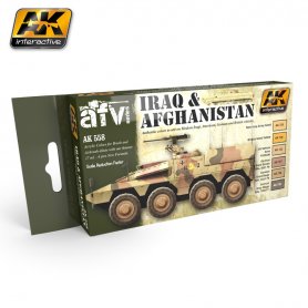 AK Interactive AK-558 Set AFV SERIES / IRAQ AND AFGHANISTAN 