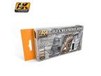 AK Interactive AK-563 Set OLD AND WEATHERED WOOD COLORS 