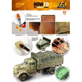 AK Interactive Weathering Brush Rounded