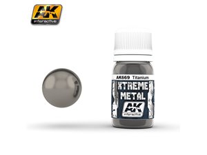 AK Interactive AK-669 XTREME Metal Titanium / 30ml