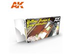 AK Interactive SET Yellow, Brown and Grey Interiors Color 