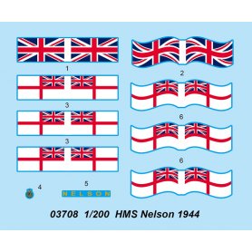 Trumpeter 1:200 HMS Nelson / 1944