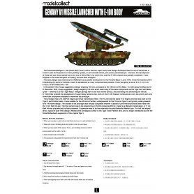 Modelcollect 1:72 Wyrzutnia V1 na podwoziu E-100