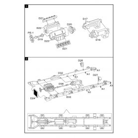 Modelcollect UA72084 Man Tractor & Pershing II
