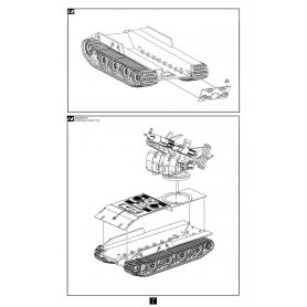 Modelcollect 1:72 Rheintochter 1 na podwoziu E-100