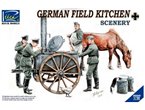 Riich 1:35 GERMAN FIELD KITCHEN W/SOLDIERS | 4 figurines | 