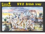 Caesar 1:72 BRITISH ARMY WWII | 40 figurek |