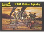 Caesar 1:72 ITALIAN INFANTRY WWII | 30 figurek |