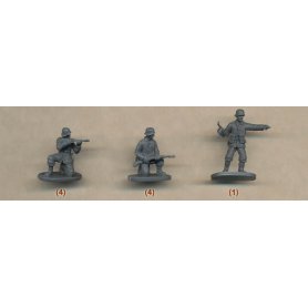 Caesar 1:72 WWII GERMAN SOLDIERS WITH TANK RIDERS