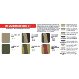 Hataka AS94 Late WW2 German AFV paint set