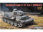 RFM REVOSYS 1:35 Pz.Kpfw.VI Ausf.C / Ausf.B / VK 36.01 with full interior 