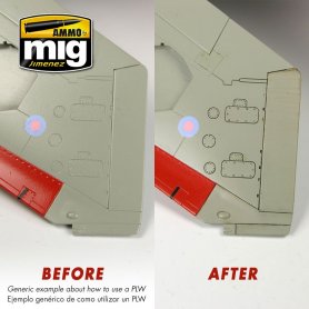 Ammo of Mig Panel Line Wash Light Gray