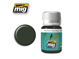 Ammo of Mig Panel Line Wash Dark Green Gray