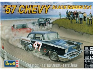 Monogram 1:25 1957 CHEVY BLACK WIDOW 2in1