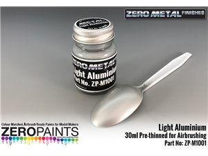 ZERO PAINTS M1001 - Farba Light Aluminium 30ml