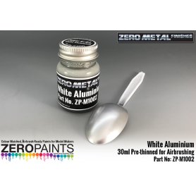 Zero Paints M1002 ZERO METAL Farba White Aluminium / 30ml