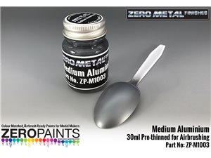 Zero Paints M1003 ZERO METAL Farba Medium Aluminium / 30ml
