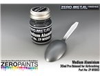 Zero Paints M1003 ZERO METAL Farba metaliczna MEDIUM ALUMINIUM - 30ml