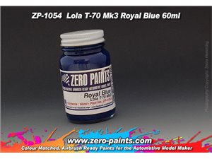 ZERO PAINTS 1054 - Farba Lola T70 Royal Blue 60ml