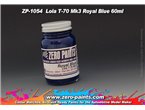 ZERO PAINTS 1054 - Farba Lola T70 Royal Blue 60ml