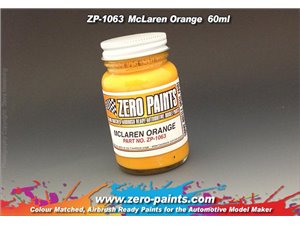 ZERO PAINTS 1063 - Farba Mclaren Orange 60ml